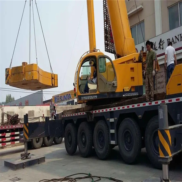 阳朔当地吊车出租|机器吊装|75吨|工厂搬迁服务